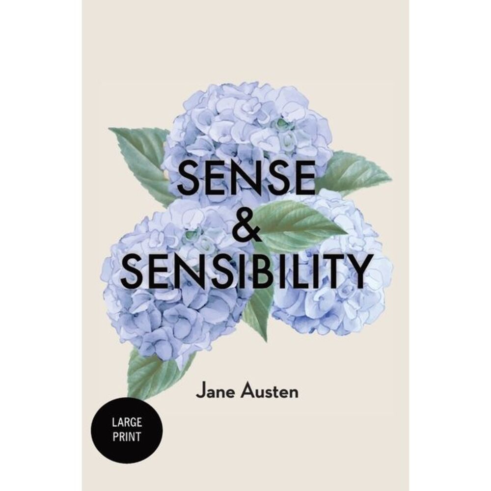 Sense and Sensibility: Large Print -- Jane Austen